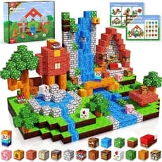 Blocos de Construção Magnéticos Goody King | Conjunto de 100 peças de blocos de construção magnéticos, adequado para men