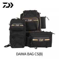 DAIWA DAIWA 26BAG CS (B) Bolsa de isca multifuncional Bolsa de pesca Mochila Crossbody Bolsa Cintura Bolsa