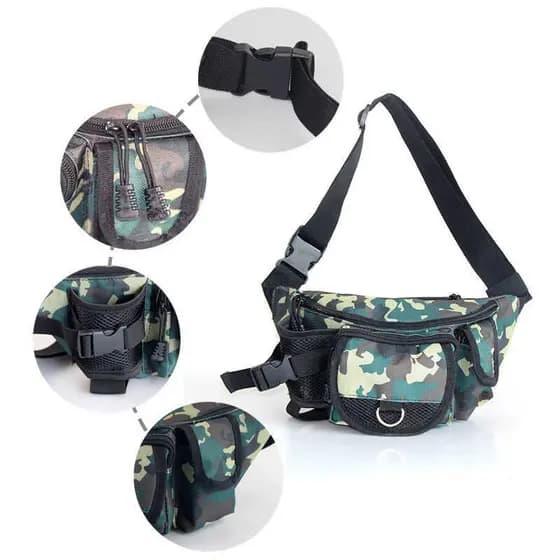 Bolsa de pesca Bolsa de equipamento de pesca Bolsa de cintura para isca de equipamento de pesca (grande fornecimento de