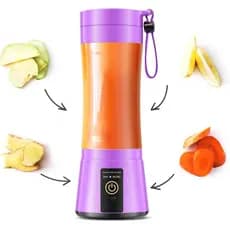 Liquidificador Pessoal Portátil Sem Fio - Mini Liquidificador para Fazer Smoothies e Shakes, Copo de Viagem de 380ml Liv