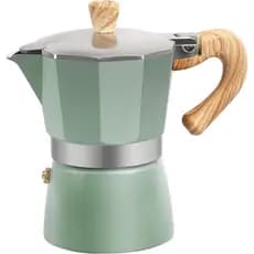 Máquina de Café Expresso Italiana de Alumínio, Cafeteira de Percolação para Fogão, Cafeteira Moka