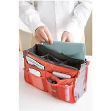 Organizador de Bolsa Multifuncional para Cosméticos (03 Laranja)