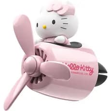 Aromatizador de Ar para Carro, Acessório Interno em Forma de Gato Piloto Rosa Fofo, Ventilador de Saída de Ar Automotivo