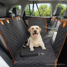 Capa para Banco de Carro para Cães, Capa Resistente e Durável 600D para Banco Traseiro, Capa Impermeável 100% à Prova de