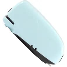Grampeador Elétrico Automático, Equipamento de Escritório, Grampeador de Mesa, Azul Rosa (Azul)