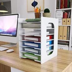 Natwind Organizador De Papel Para Scrapbook De 7 Camadas 10 À Prova De Gordura Mesa , Arquivo Branco , Organizadores De
