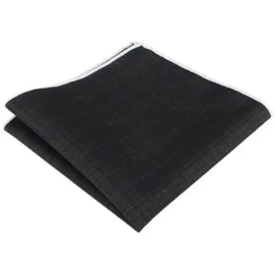 Lenço Xadrez Formal Masculino , 23CM De Largura , Bolso Quadrado , Cinza , Listrado , Macio , Banquete , Smoking , Acess