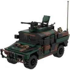 Conjunto de Blocos de Montar Technic M998A1 Modelo de Veículo Blindado Militar (35