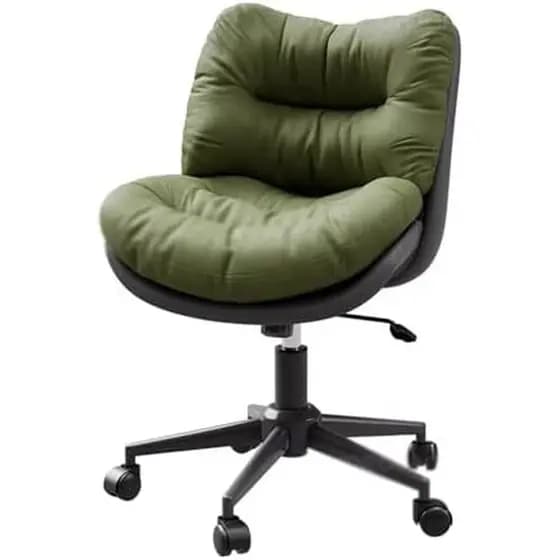 Cadeiras Ergonômicas Sem Braços Para Escritório Em Casa Cadeira Exesiva De Encosto Curvo Alto Ajustável Doméstico , Vaid
