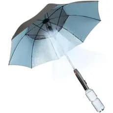 Guarda-Sol UV Com Ventilador , Bloqueio 3 Em 1 Spray De E Névoa Chuva Portátil De Resfriamento De 8 Costelas De Viagem D