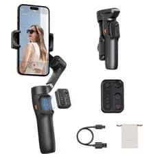 Compatível com o estabilizador de gimbal portátil Art Phone Hohem iSteady X3 SE, gimbal dobrável com controle remo