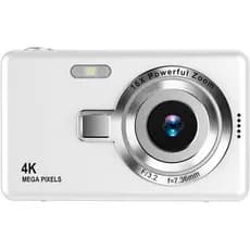 Câmera digital 4K, câmera para vlogs, câmera compacta de bolso para fotografia e viagens, câmera para vlogs, câmera digi