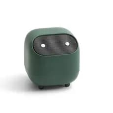 Mini lixeira com tampa, lixeira de mesa ninja fofa, pequena lixeira de plástico para escritório, adequada para banheiro.