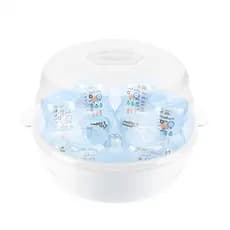 Esterilizador a Vapor para Micro-ondas 22,5x22x17,5 cm Caixa de Limpeza a Vapor Leve para Micro-ondas