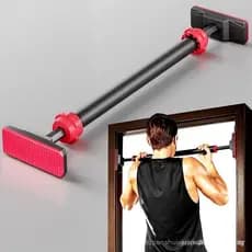 Barra de Exercícios para Porta FitBeast, Barra de Treinamento de Força Sem Parafusos, Barra de Exercícios com Mecanismo