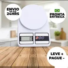 Balança Digital Cozinha 10Kg Precisão Balança de Alimentos Cozinha