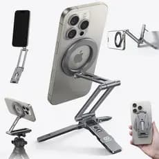 Lamicall Para Suporte De Tripé Magsafe-[Ultracompacto] Magnético De Alumínio Telefone iPhone 17/16 Pro Max Air , Flexíve
