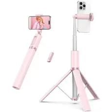Tripé ATUMTEK 55 " Selfie Stick , Multifuncional Extensível De Alumínio Para Telefone Com Controle Remoto Bluetooth Reca