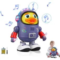 Brinquedo Pato Dançarino Espacial, Brinquedo Pato Dançarino Espacial Interativo com Música, Brinquedo Pato Dançarino