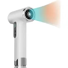 Secador de cabelo sem fio, secador de cabelo de alta velocidade 10000 RPM, secador de cabelo recarregável 15000 mAh, sec