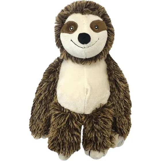 Brinquedo de Pelúcia para Cães Sloth Bark Buddies da Multipet - Brinquedo para Cães com Som para Todos os Tipos de Cães