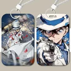 Porta-cartões Porta-cartões Kaito Kid Anime Merchandise Porta-cartões deslizante de estudante Cartão de refeição Cartão