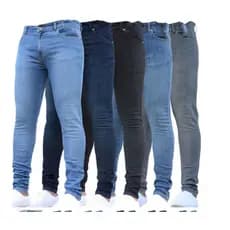 Novo estilo 2017 outono Jeans masculinos não-ferro tratamento calças moda urbana magro meados de cintura viagem pronto e