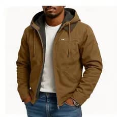 Novo produto estação independente comércio exterior Casual moletom roupas masculinas cor sólida com capuz forro de lã co