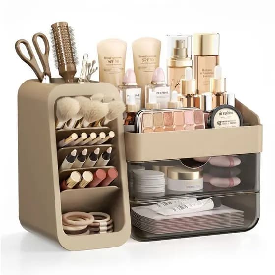 Caixa de armazenamento de cosméticos Desktop High-End penteadeira produtos de cuidados com a pele caixa de cosméticos pr