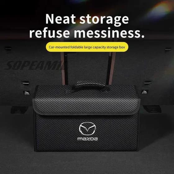 Caixa Organizadora De Porta-Malas De Carro , Traseira , Arrumação , Bolsa De Armazenamento Para Mazda 3 6 SKYACTIV Axela