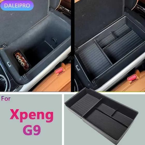 Para Xpeng G9 Apoio De Braço Console Central Do Carro Organizador Bandeja Óculos Caixa Armazenamento Suporte Telefone Ac