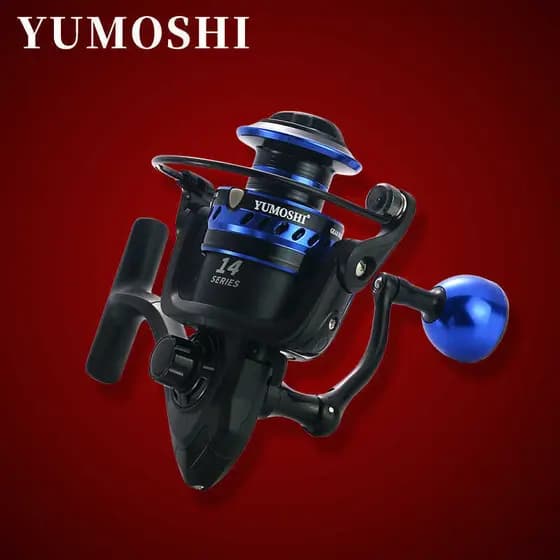 YUMOSHI preto azul LT carretel de pesca carretel de pesca vara de mar carretel de pesca jangada vara de pesca rocha isca