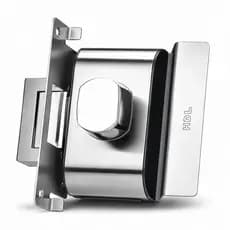 Fechadura Elétrica HDL PV90 1R/F Inox Maçaneta Bola para Porta de Vidro