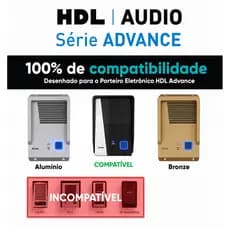 Grade Proteção Interfone Hdl Advance Áudio Antivandalismo 90.03.91.000