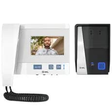 Vídeo Porteiro Eletrônico HDL Class 4.3 branco com Monofone Extensão