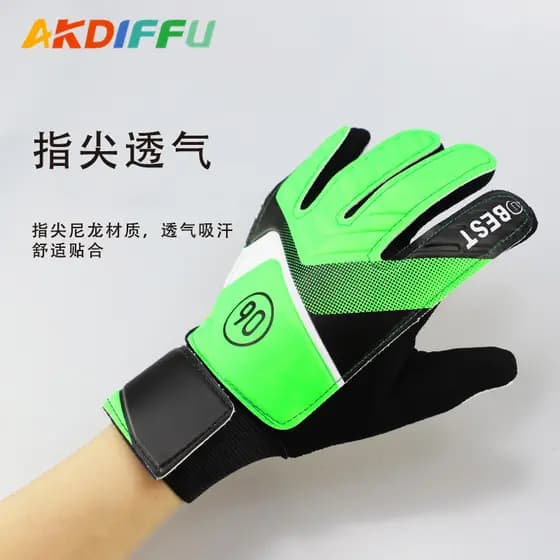 Luvas de goleiro de futebol infantil látex anti-colisão luvas de goleiro Handguard anti-colisão