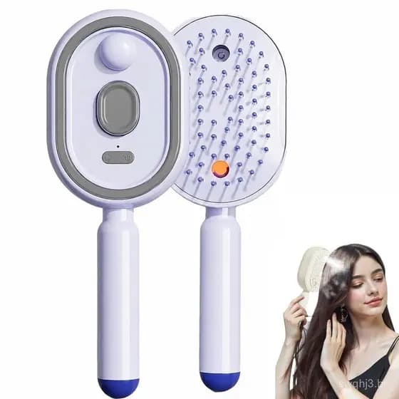 Escova de Massagem com Almofada de Ar Elétrica, Escova com Almofada de Ar 2026 com Limpeza Automática, Anti-Embaraçament