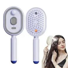 Escova Elétrica a Vapor para Cabelo, Escova de Massagem com Almofada de Ar e Spray Elétrico 2026, Escova de Cabelo Recar