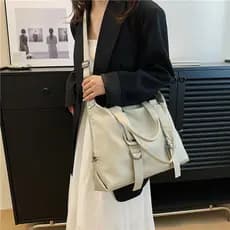 Bolsa Tote de grande capacidade verão 2026 commuter estilo ocidental bolsa mensageiro de um ombro Retro commuter grande-