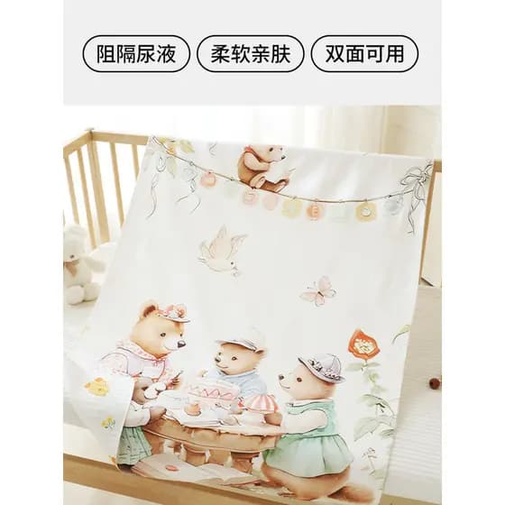 Almofada para troca de bebê de gato pequeno classe a mãe bebê grau impressão dupla face absorção instantânea bebê laváve