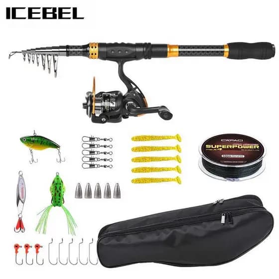 [RE Sea Rod Conjunto completo] Pesca em costa de fundição longa Combinação de vara de pesca de fundição longa Equipament