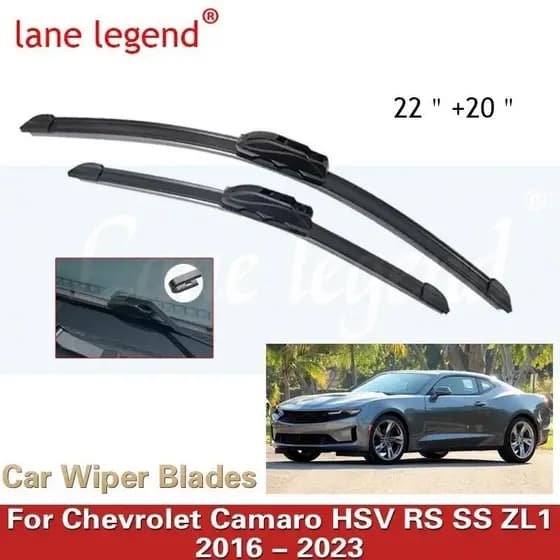 Lâminas De Limpador Dianteiras Para Chevrolet Camaro 2016 2017 2018 2019 2020 2021 2022 2023 HSV RS SS ZL1 Janela Pára-B