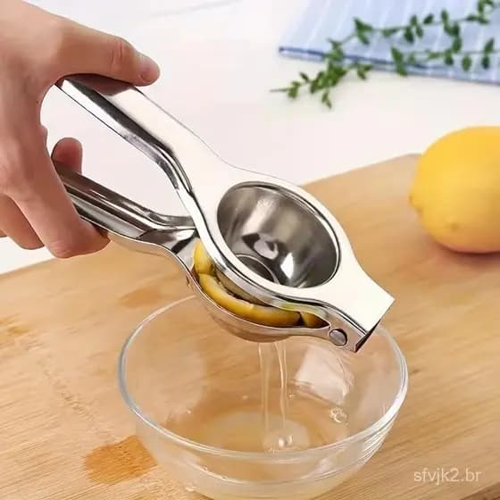 1 Peça Espremedor Manual de Cítricos em Aço Inoxidável, Durável, para Limão e Laranja, para Suco Fresco, Ferramenta de C