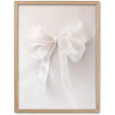 EcoHest Arte de Parede Moderna com Flores em Moldura, 12x16 polegadas, Tela de Madeira de Carvalho, Arte Floral Minimali