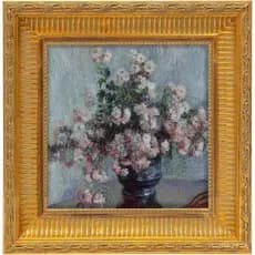 Moldura Antiga Ornamentada para Tela de 12"x18" para Pintura a Óleo, Moldura de Madeira Sólida para Impressões de Arte e