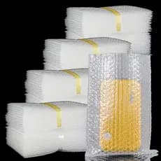 Plástico bolha eletrônico de 25,40cm, 50 unidades, para utensílios de mesa e produtos eletrônicos, sacos de embalagem de