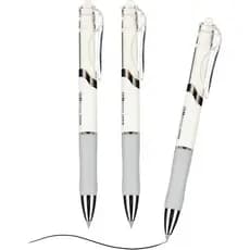 M&G 12 Canetas Gel, Canetas de Tinta Preta Ponta Média 0,7mm, Canetas Gel Retráteis com Tinta Premium e Empunhadura Maci