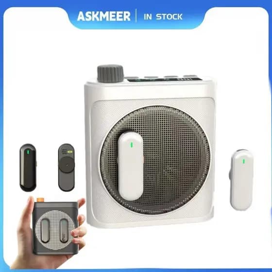 M29 Microfone De Lapela Sem Fio Alto-Falante Bluetooth 5.0 Sistema PA Portátil Para Ensino Guia Turístico 15M Alcance 8H