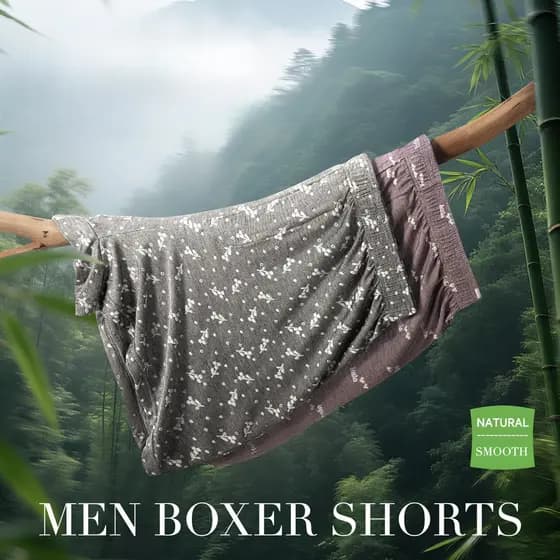 KINGDAFA Retro Floral Roupa Interior Masculina Respirável Solta Home Wear Masculino Boxer Shorts Confortável Lelaki , Sp