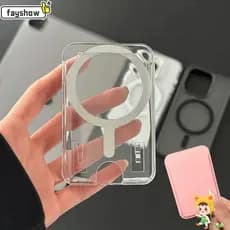 FAYSHOW Para Carteira MagSafe , Suporte Cartão Telefônico Resistente A Arranhões , 17 16 15 14 13 12 11